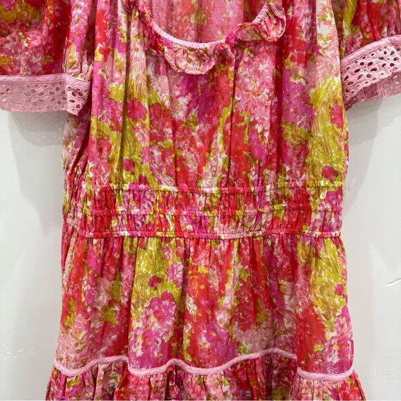 NWOT LoveShackFancy Safiya Dress in Swaying Coral. - Picture 12 of 13